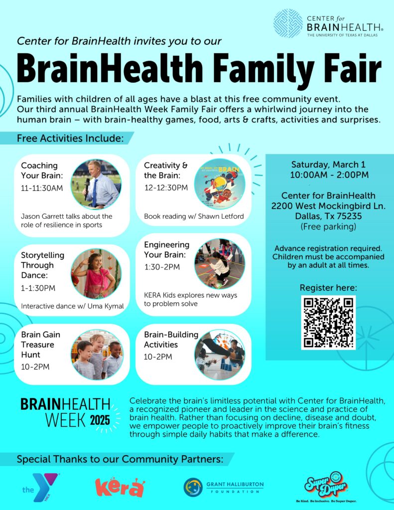 BrainHealth Week Family Fair