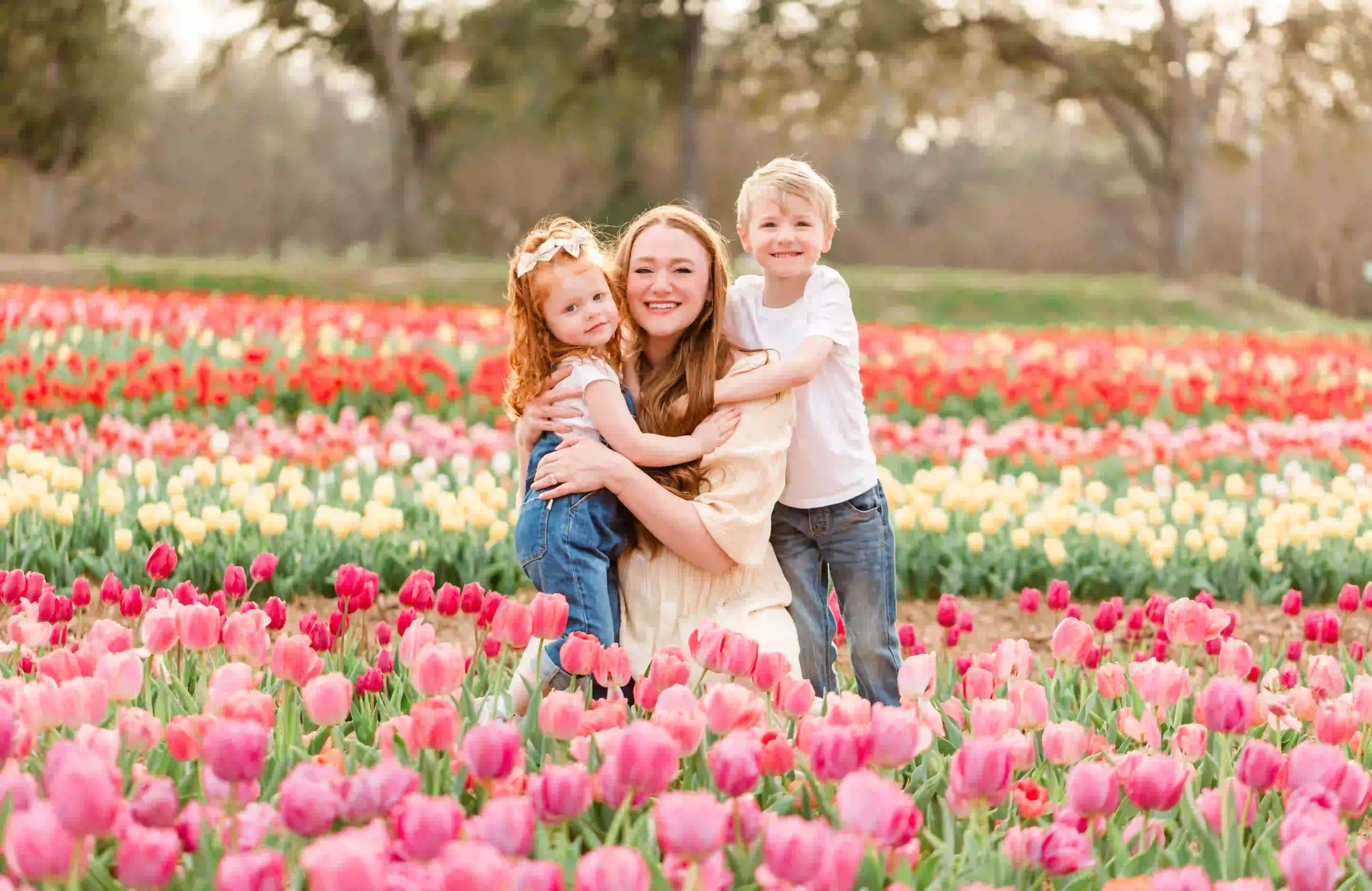 Tulipalooza, pick your own tulip farm in North texas, photo courtesy of Lauren Zoucha, Ellis County Minis