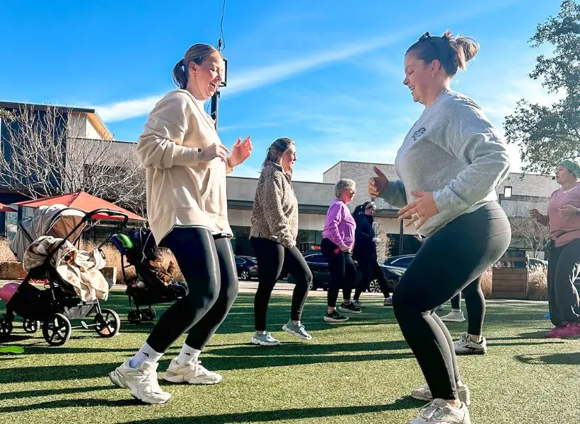 Prenatal fitness classes around Fort Worth, FIT4MOM Photo courtesy of Amy Wooten