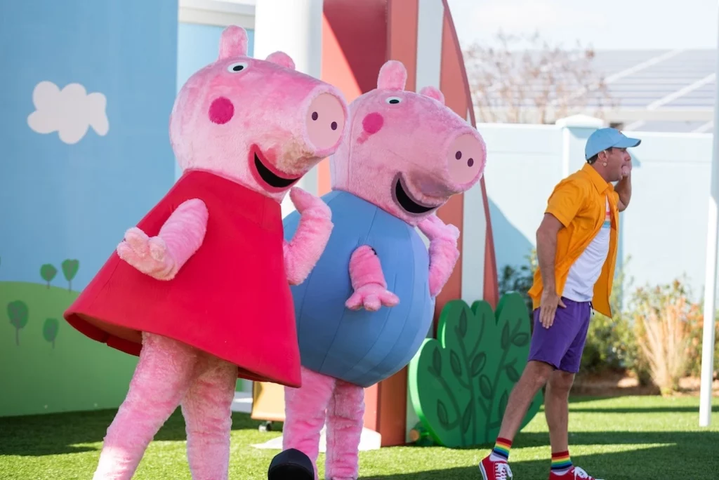 Stage Show Characters at Peppa Pig Theme Park, photo courtesy of Merlin Entertainments