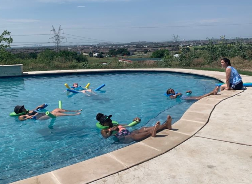 Prenatal yoga classes in and around Fort Worth Texas, photo of Keller Yoga courtesy of Shanti Nolen