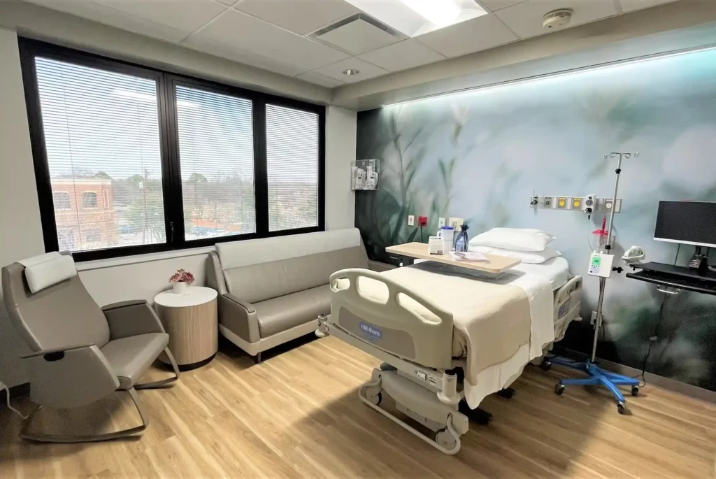 Postpartum rooms at Medical City Lewisville c Medical City Healthcare