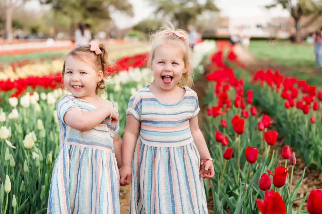 Tulipalooza, pick your own tulip farm in North texas, photo courtesy of Lauren Zoucha, Ellis County Minis