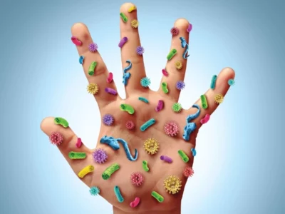 iStock image of hand with germs, for article on 10 Common Early Childhood Illnesses: Prevention & Remedies