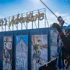 Outdoor ziplines, photo courtesy of Fritz’s Adventure