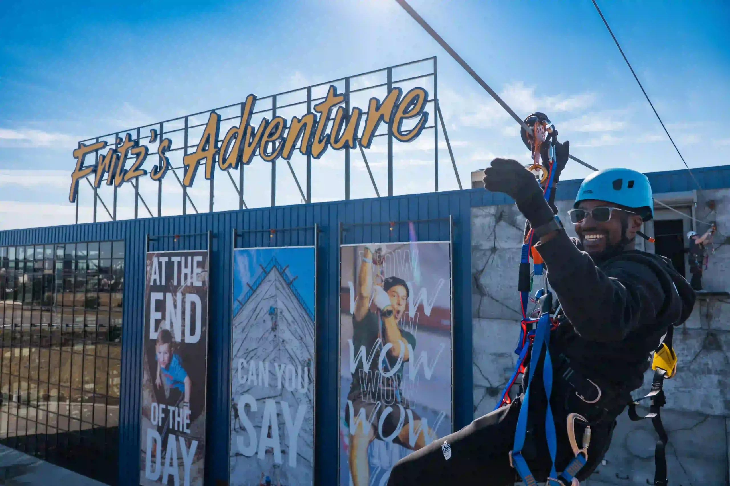 Outdoor ziplines, photo courtesy of Fritz’s Adventure