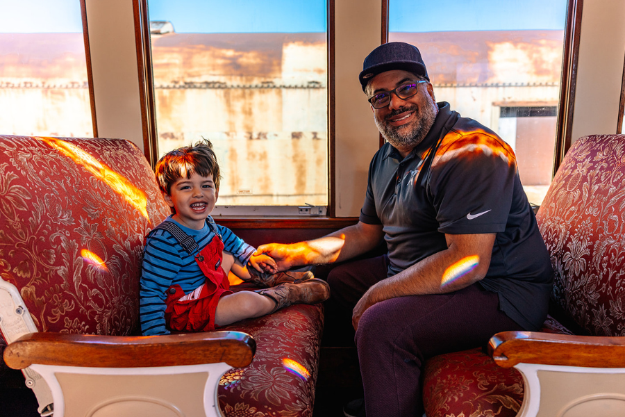 Father's Day Train on the Grapevine Vintage Railroad