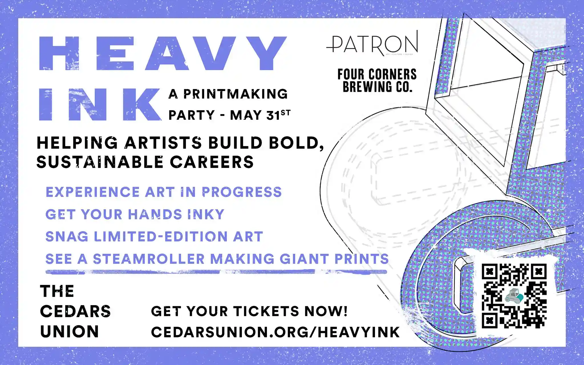 Heavy Ink: A Printmaking Party at the Cedars Union