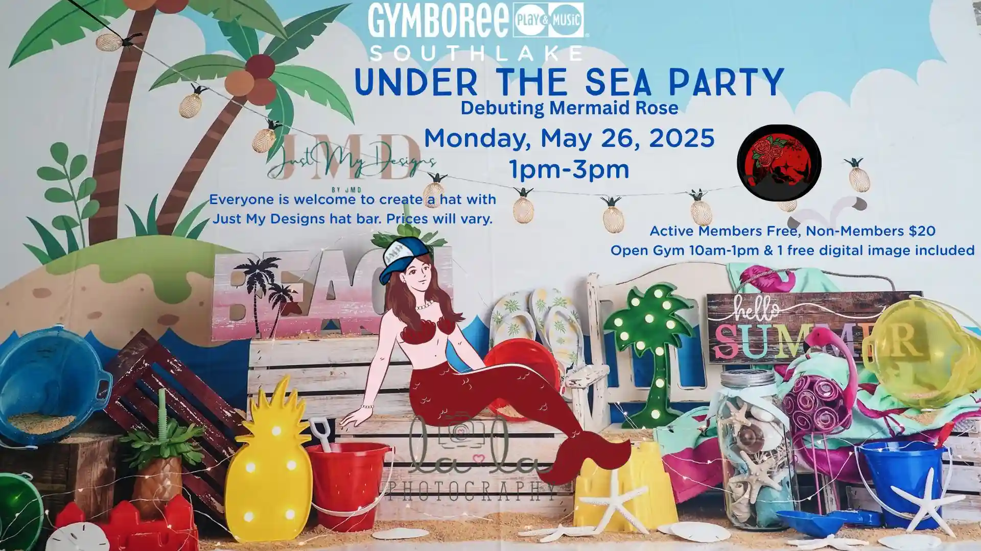 Under the Sea Party with Mermaid Rose at Gymboree Southlake