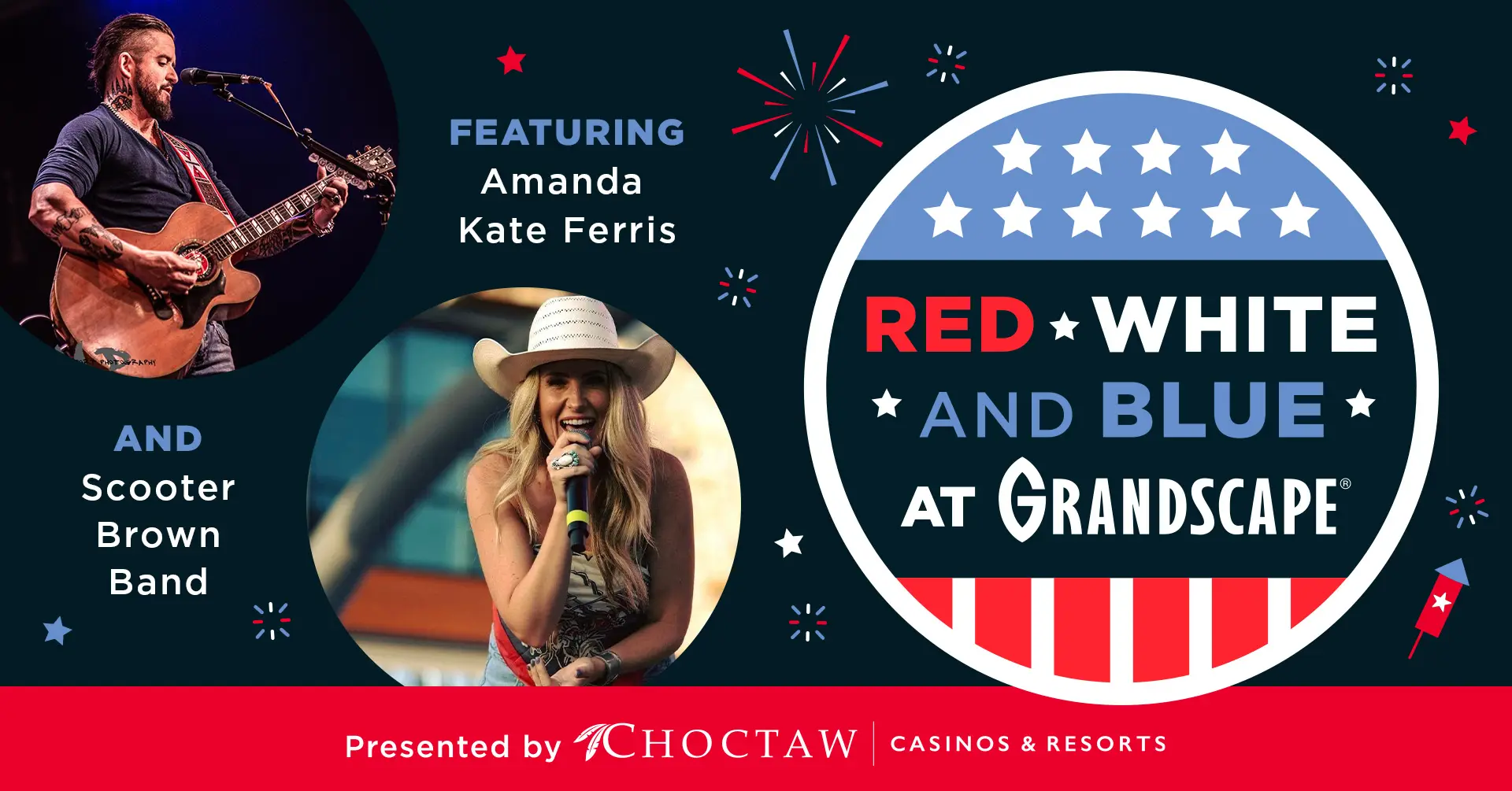 Red, White and Blue Independence Day concerts at Grandscape