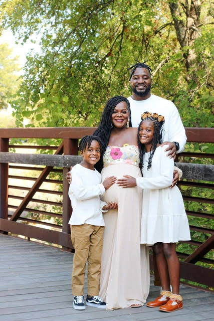 McKinney mom Joy Brown and family, for neighborhood guide to McKinney, Texas