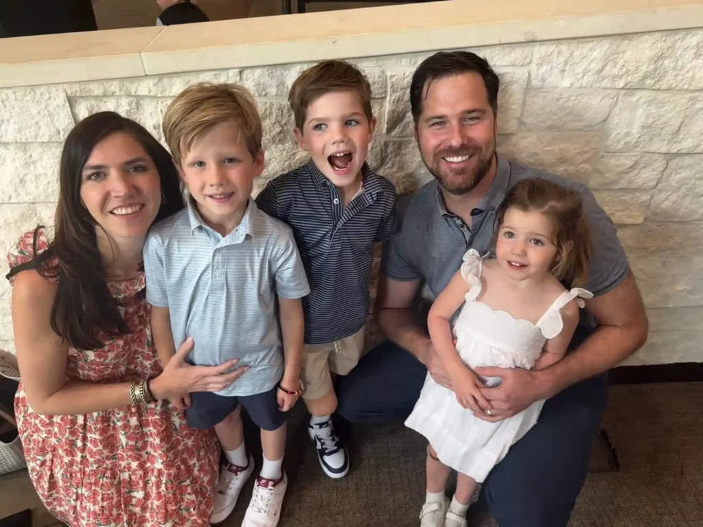 Richardson mom Emilie McCarthy and her family, photo courtesy Emilie McCarthy