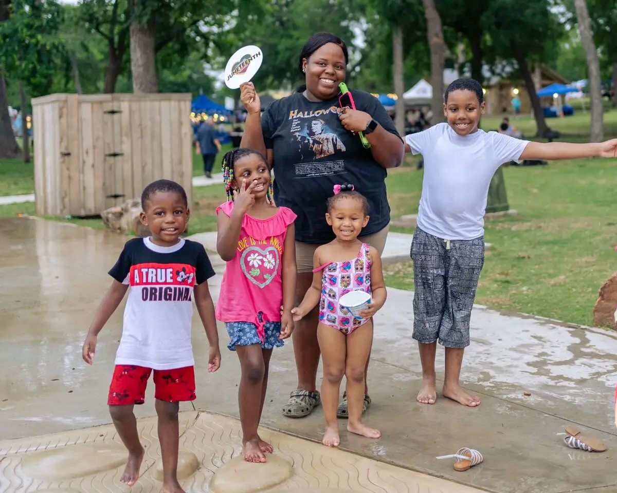 McKinney Juneteenth celebration, photo from McKinney, Texas Facebook page