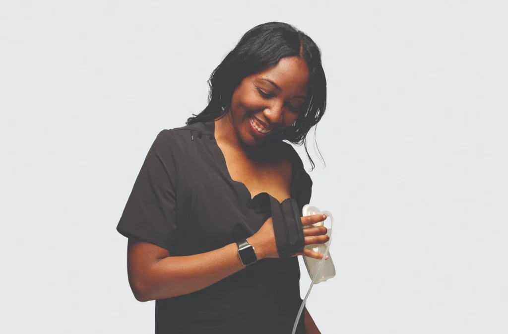 Cherie Turner Developed Mommy Scrubs for Discreet Pumping at Work