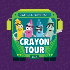 Retired Crayon tours at Crayola Experience Plano