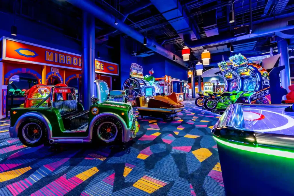 OKANARAMA arcade at OKANA Resort & Indoor Waterpark