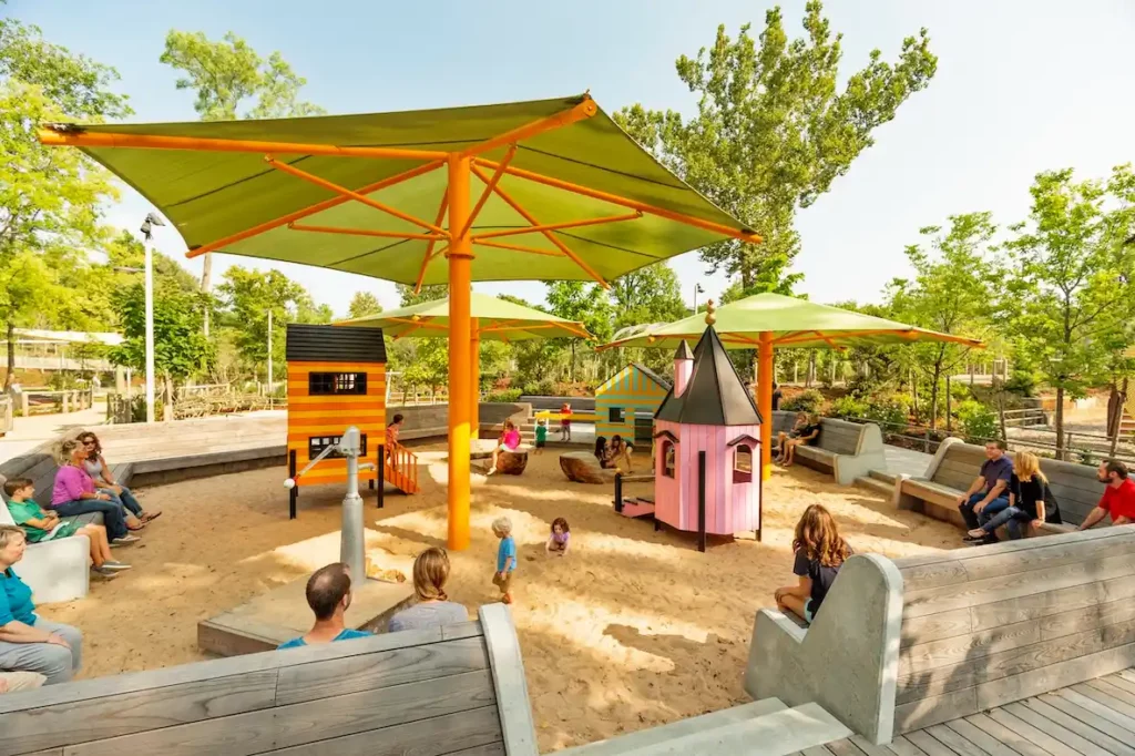 Chapman Adventure Playground at the Gathering Place in Tulsa, Oklahoma