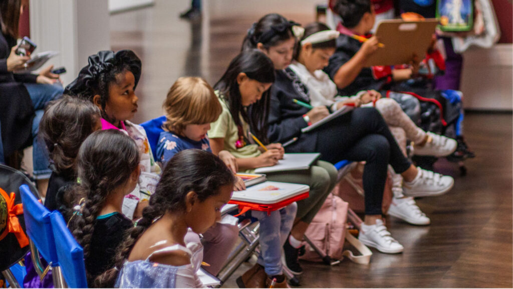 Children's Drawing with the Masters at SMU Meadows Museum