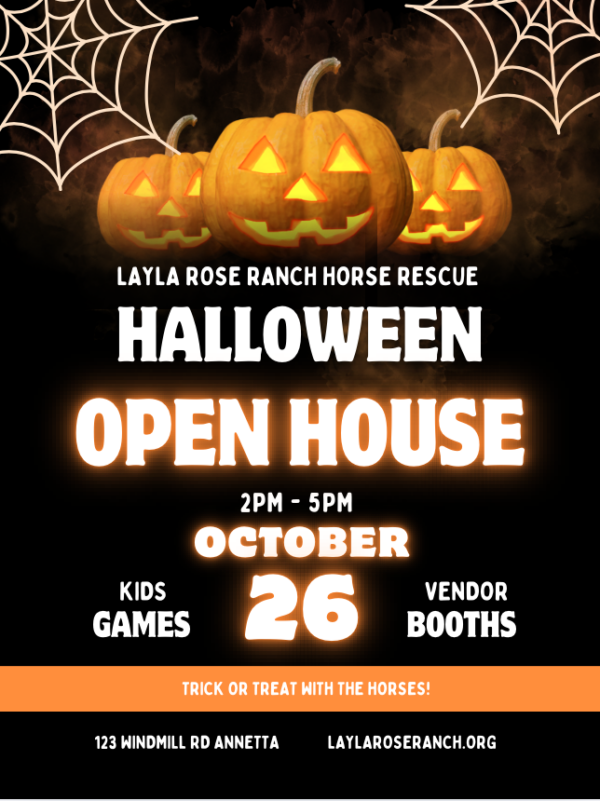 Layla Rose Ranch Horse Rescue Halloween Open house
