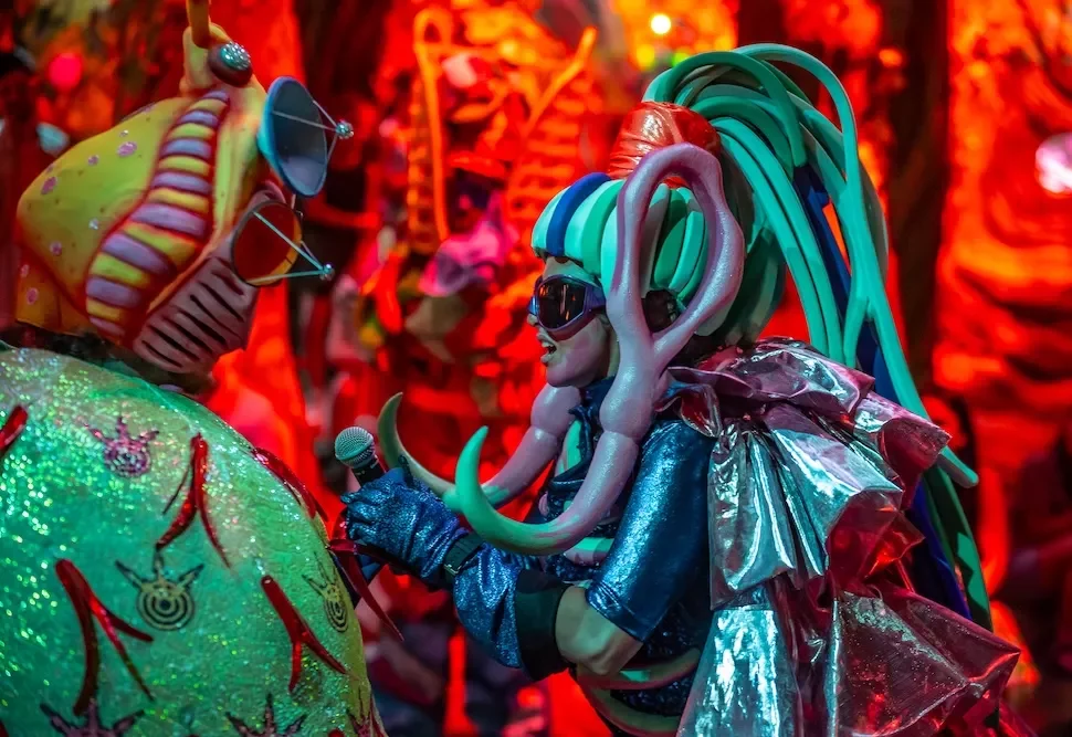 Phenomenomaly performances at Meow Wolf Grapevine, Photo courtesy Eric Scire