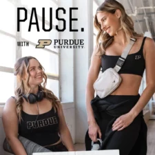 Pause with Purdue wellness pop up in Arlington featuring yoga and giveaways for girls in middle and high school