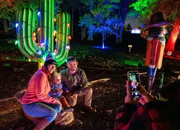 Christmas in the Garden at the Fort Worth Botanic Garden
