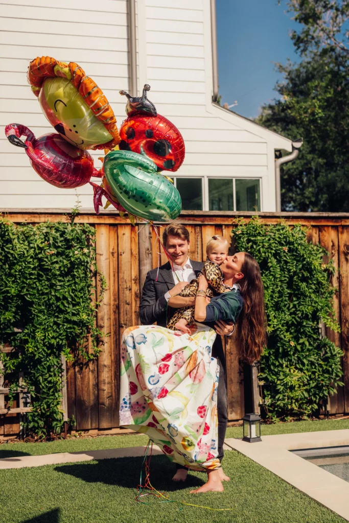 Highland Park fashion insider and new mom Keenan Silverman, on life with baby Clementine, photo courtesy Chase Hall