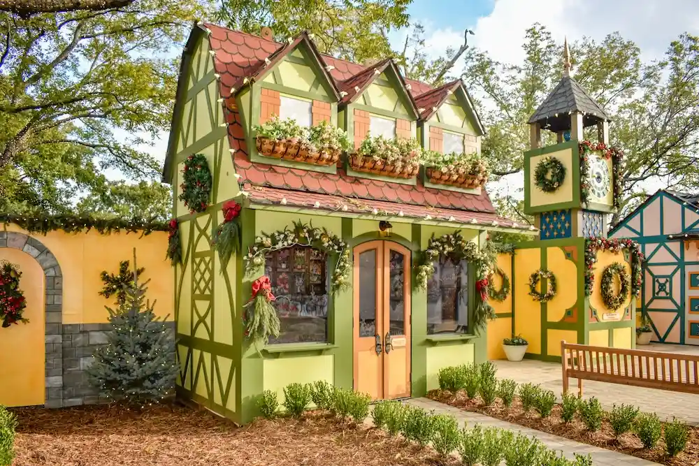 Christmas Village during Holiday at the Arboretum, photo courtesy Dallas Arboretum