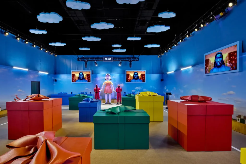 Squid Game experience at Netflix House Dallas