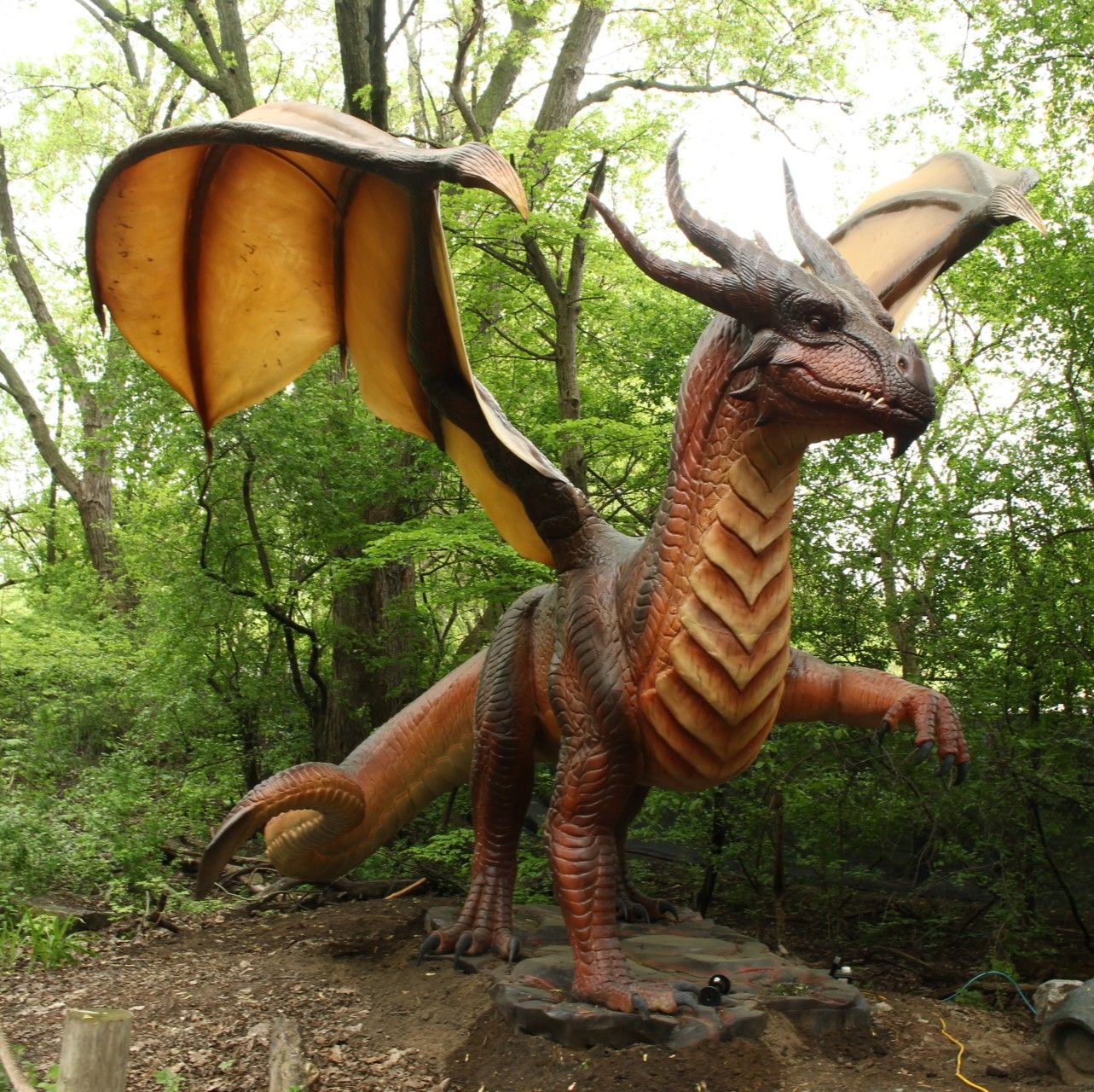 Dragon Trails, a new seasonal exhibit along the Heard Natural Science Museum & Wildlife Sanctuary’s nature trails in McKinney