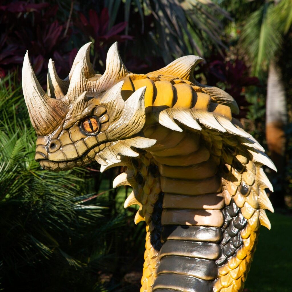 Dragon Trails, a new seasonal exhibit along the Heard Natural Science Museum & Wildlife Sanctuary’s nature trails in McKinney