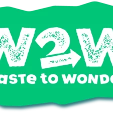logo for Waste to Wonder exhibition at the Fort Worth Museum of Science and History