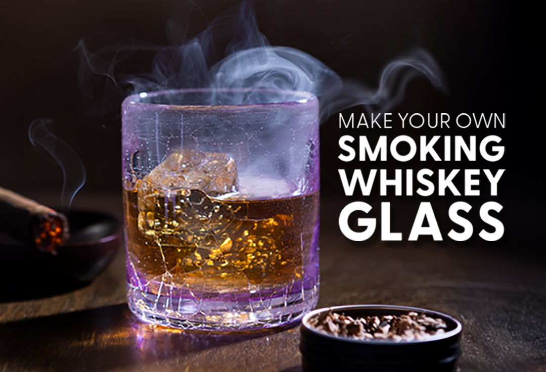 glassblown whiskey glass