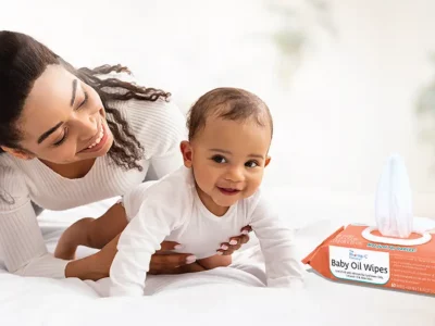 baby oil wipes at H-E-B stores DFW