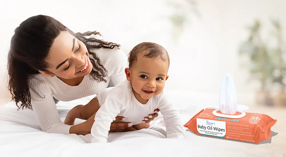 baby oil wipes at H-E-B stores DFW