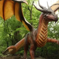 Dragon Trails, a new seasonal exhibit along the Heard Natural Science Museum & Wildlife Sanctuary’s nature trails in McKinney