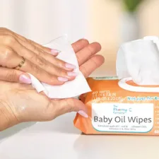 baby oil wipes
