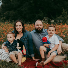 Pro photographer shot for holiday cards